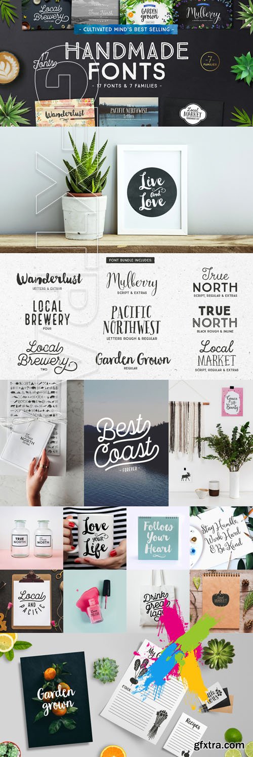 Cultivated Minds Best Selling Handmade Fonts