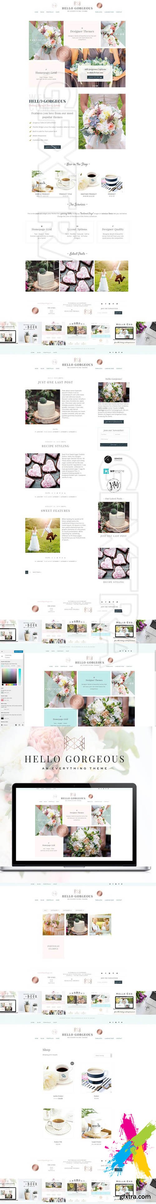 CM - Hello Gorgeous Feminine Wordpress 700413