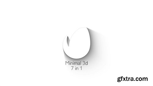 Videohive Minimal 3d - Elegant Logo Reveal 14167191