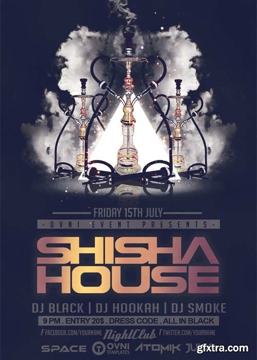 Shisha House V1 Flyer Template