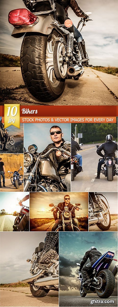 Bikers, 10 x UHQ JPEG