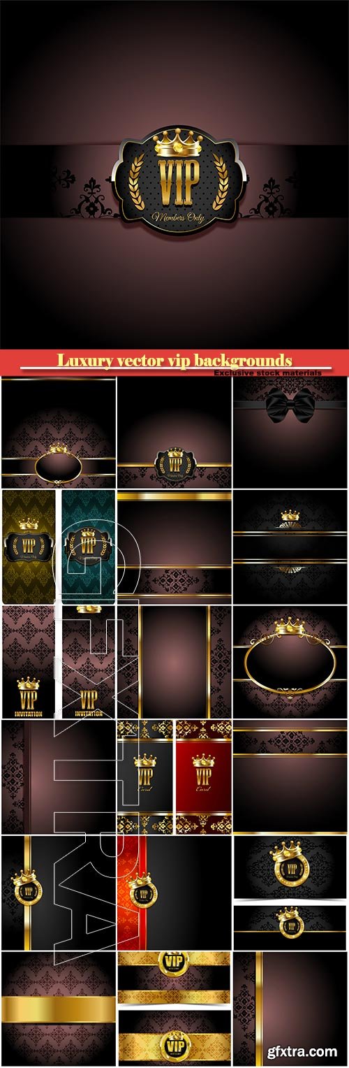 Luxury vector vip backgrounds