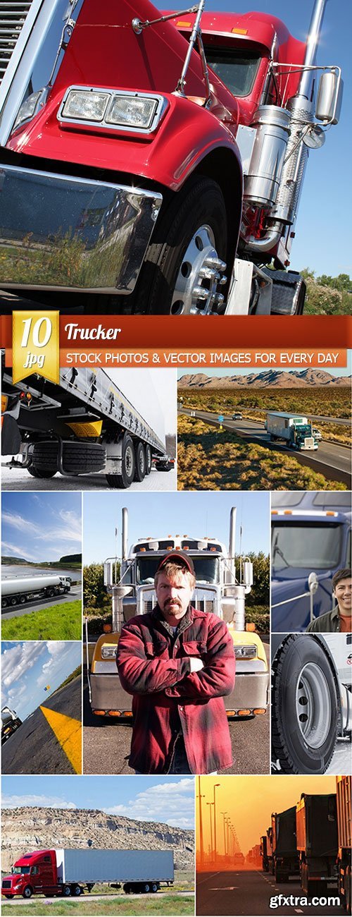 Trucker, 10 x UHQ JPEG