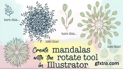 Creating Mandalas in Illustrator with the Rotate Tool