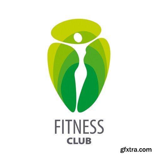 Fitness club logo 3 - 6 EPS