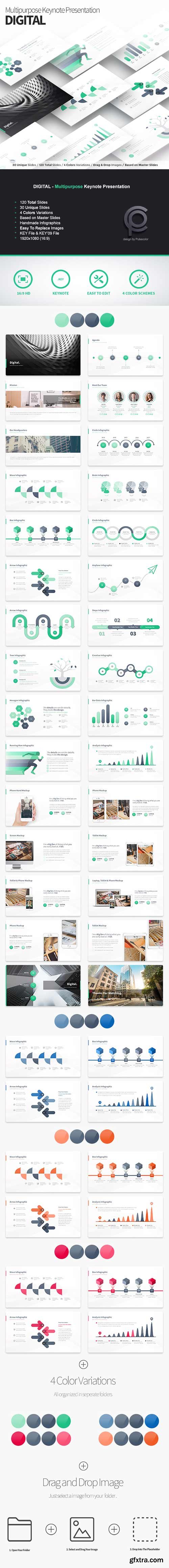 Graphicriver - Digital - Multipurpose Keynote Presentation 19917116