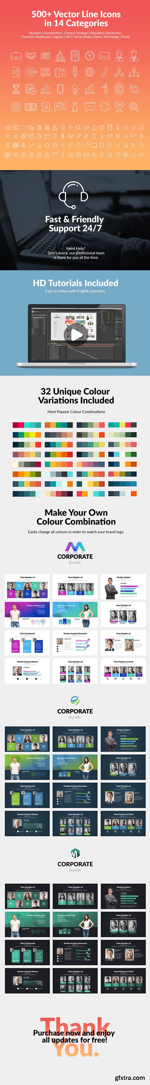 Videohive Corporate Bundle & Infographics 19893483