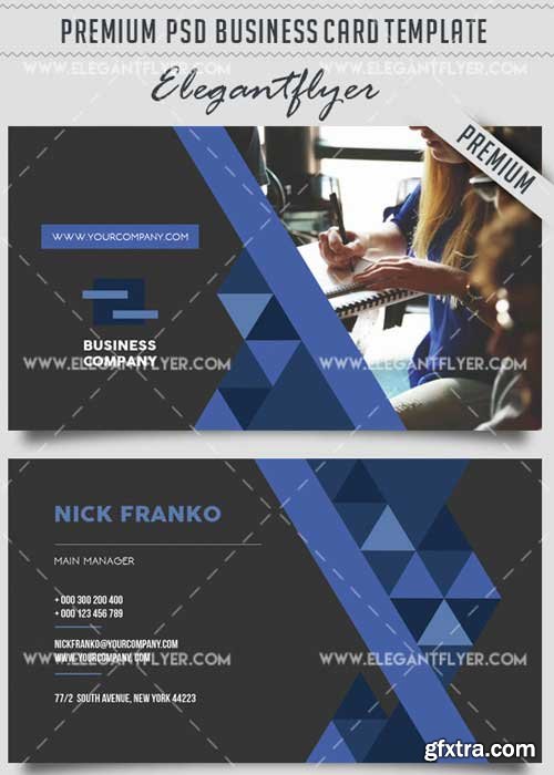 Business Company V36 Business Card Templates PSD