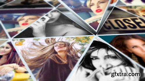 Videohive Triangle Slideshow 19374319