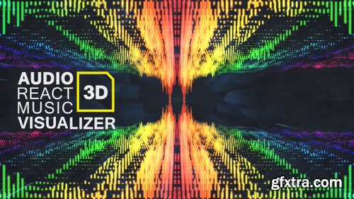 Videohive Audio React Music Visualizer 3D 16887647