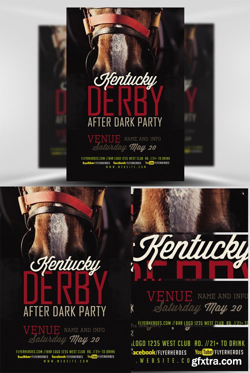 Kentucky After Dark Flyer Template