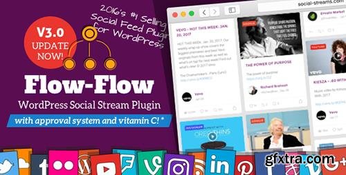 CodeCanyon - Flow-Flow v3.0.8 - WordPress Social Stream Plugin - 9319434