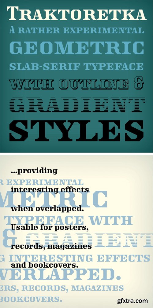 Traktoretka Font Family