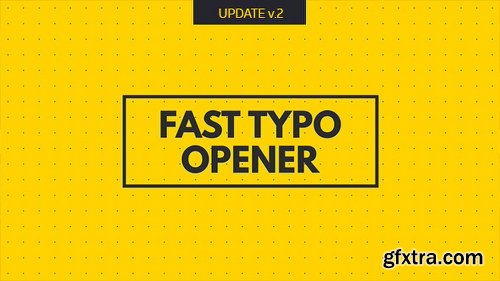 Videohive Fast Typo Opener 19594569