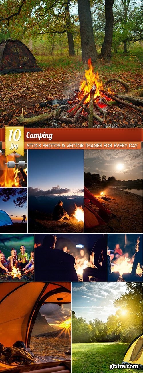 Camping, 10 x UHQ JPEG