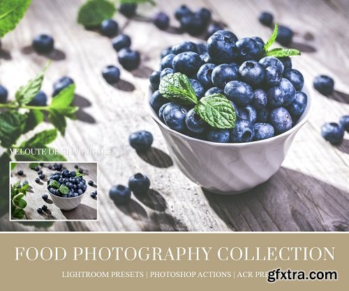 Food Lightroom Presets, Photoshop Actions and ACR Presets