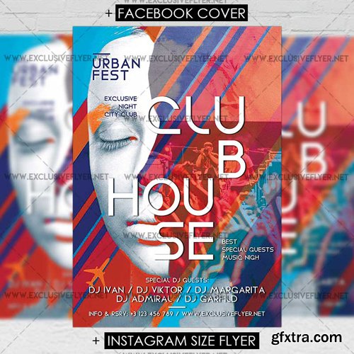 Club House - Premium A5 Flyer Template