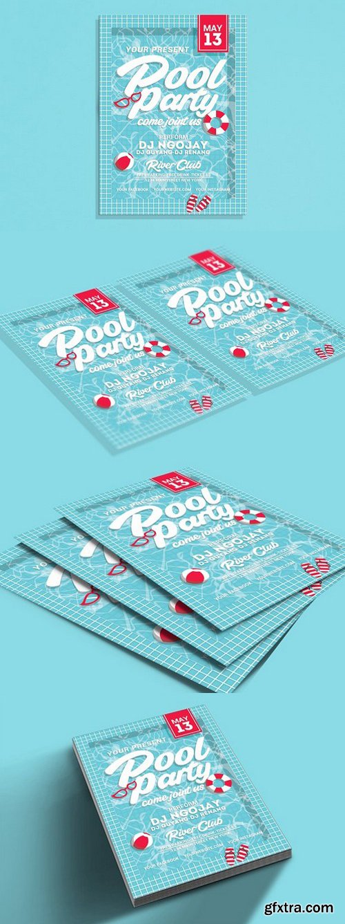 CM - Pool Party Flyer 1459074