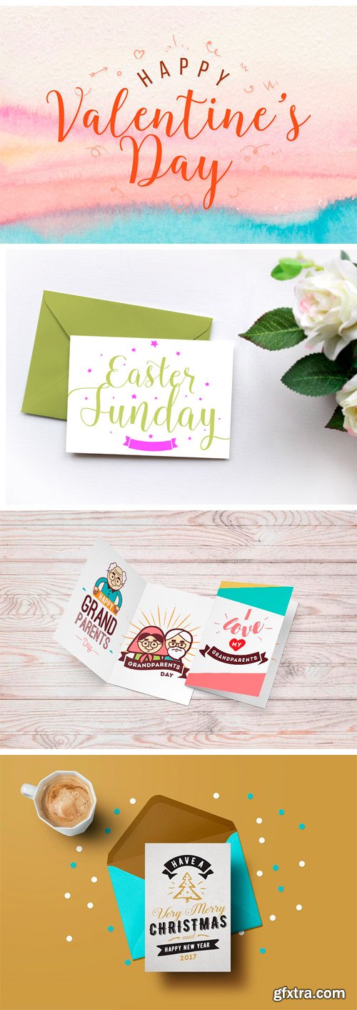 CM 1448760 - ALL HOLIDAYS TYPOGRAPHY BUNDLE