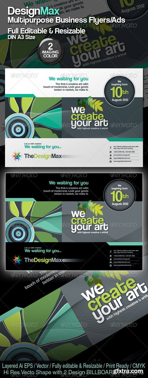 Graphicriver - DesignMax Resizable Business Flyer/Poster/Ads 2340750