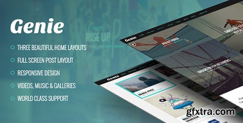 ThemeForest - Genie v1.2.3 - Personal Blog Theme - 10163864