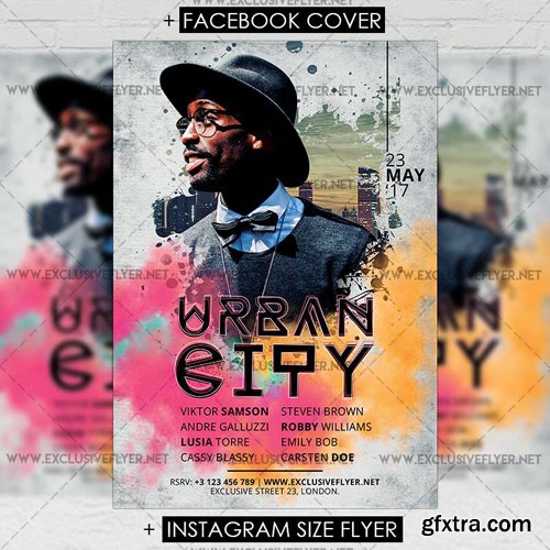 Urban City - Premium A5 Flyer Template