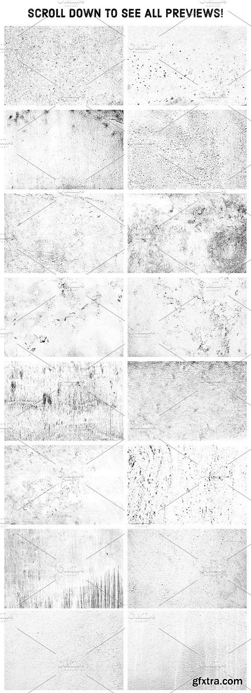 20 Textures Mix Photoshop Brushes