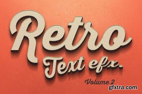 Vintage Text Photoshop Effects V2