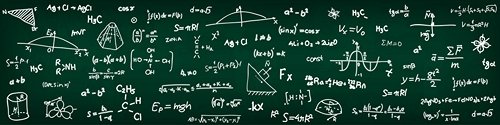 Formula math science background 25 EPS