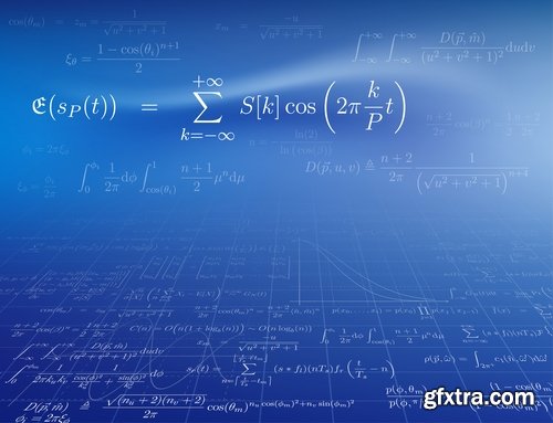 Formula math science background 25 EPS