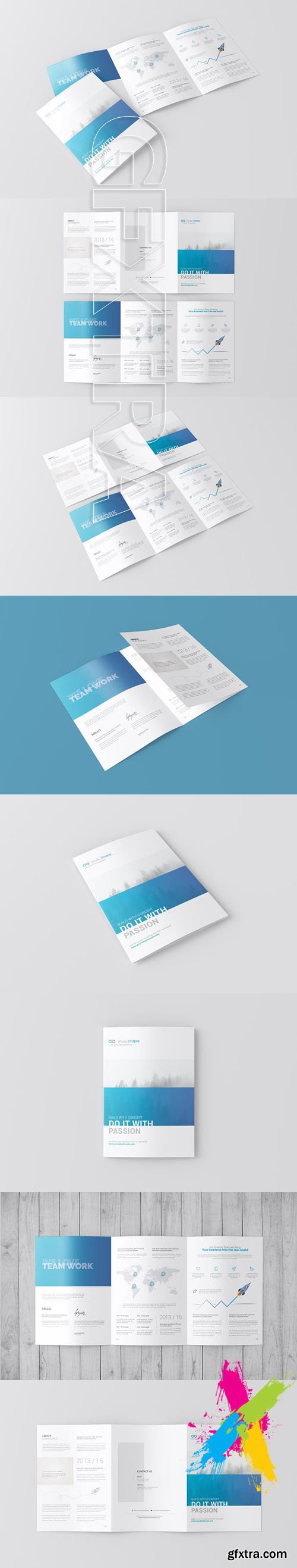 CM - A4 3-Fold Brochure Mockup 1542417