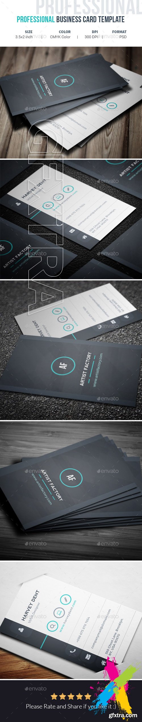 GR - Professional Business Card Template 19975465