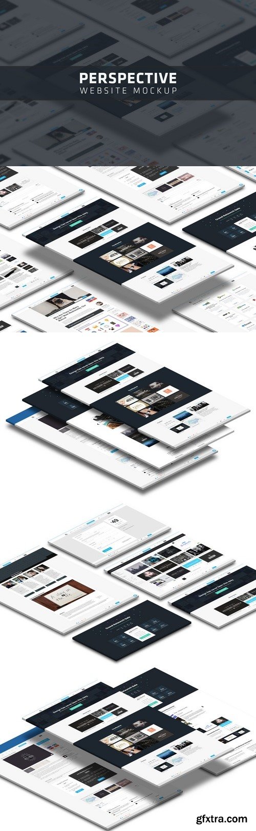 Perspective Website Mockup