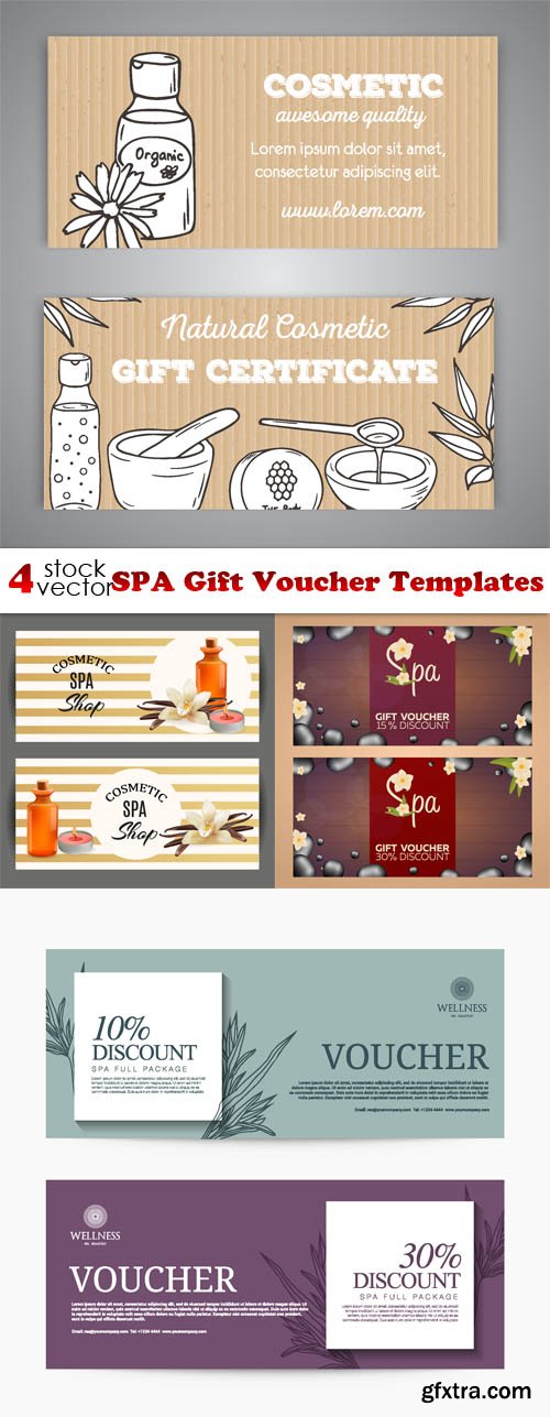 Vectors - SPA Gift Voucher Templates