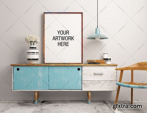 CM - Poster Frame Mockup Industrial 984423