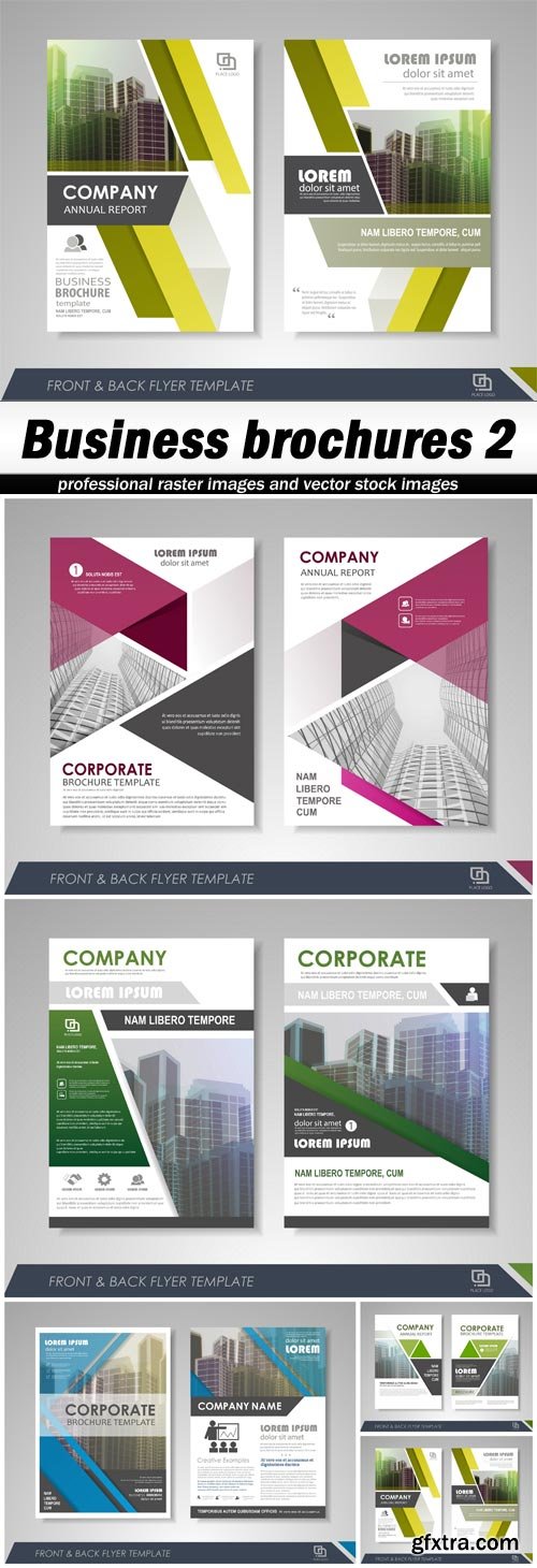 Business brochures 2 - 5 EPS