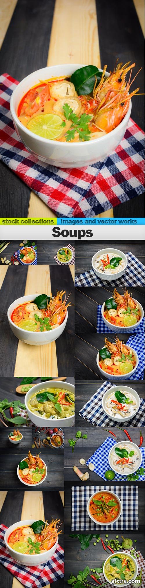 Soups, 15 x UHQ JPEG