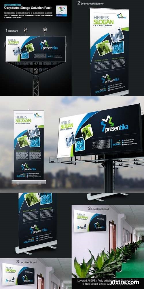 Corporate Signage Solution Pack