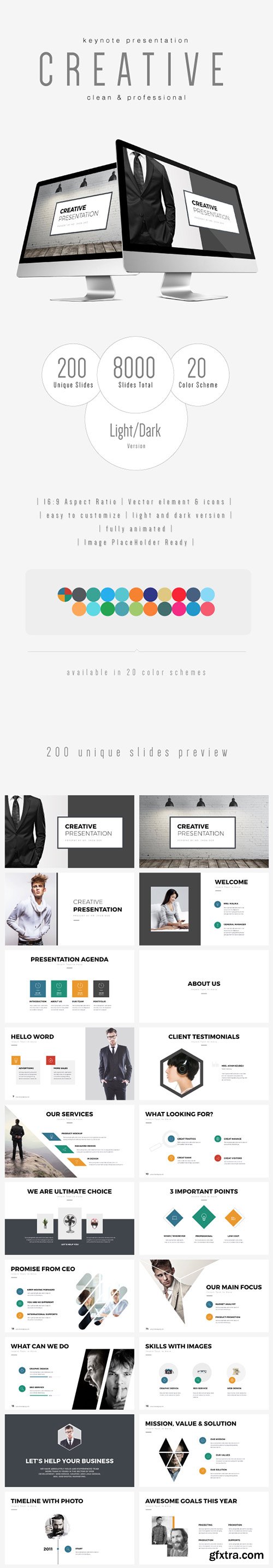 Graphicriver - CREATIVE - Multipurpose Keynote Template (V.31) 18049498