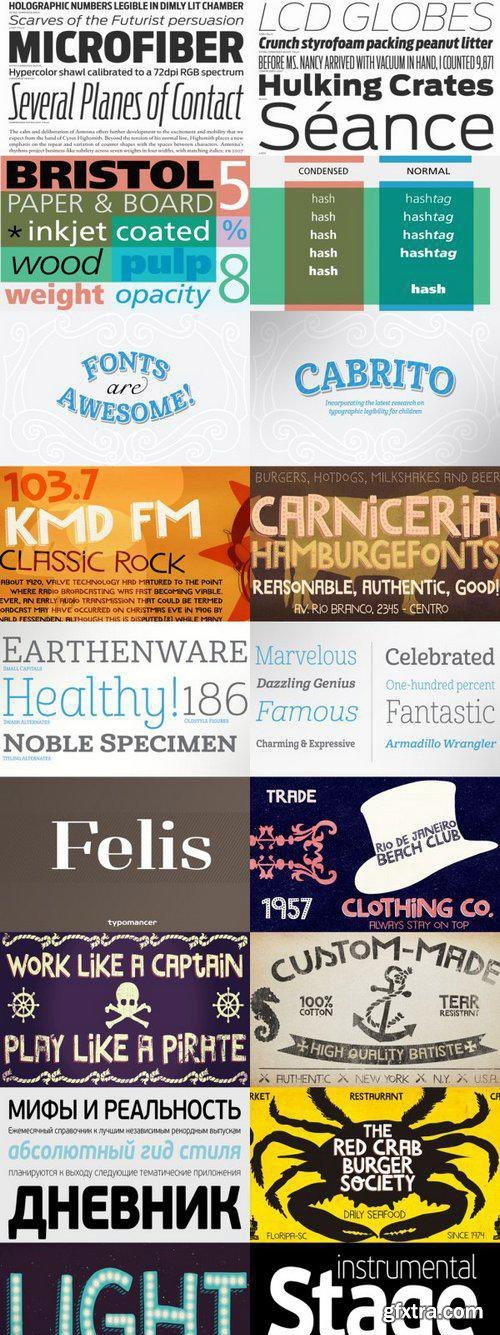 18 FONTS BUNDLE COLLECTION