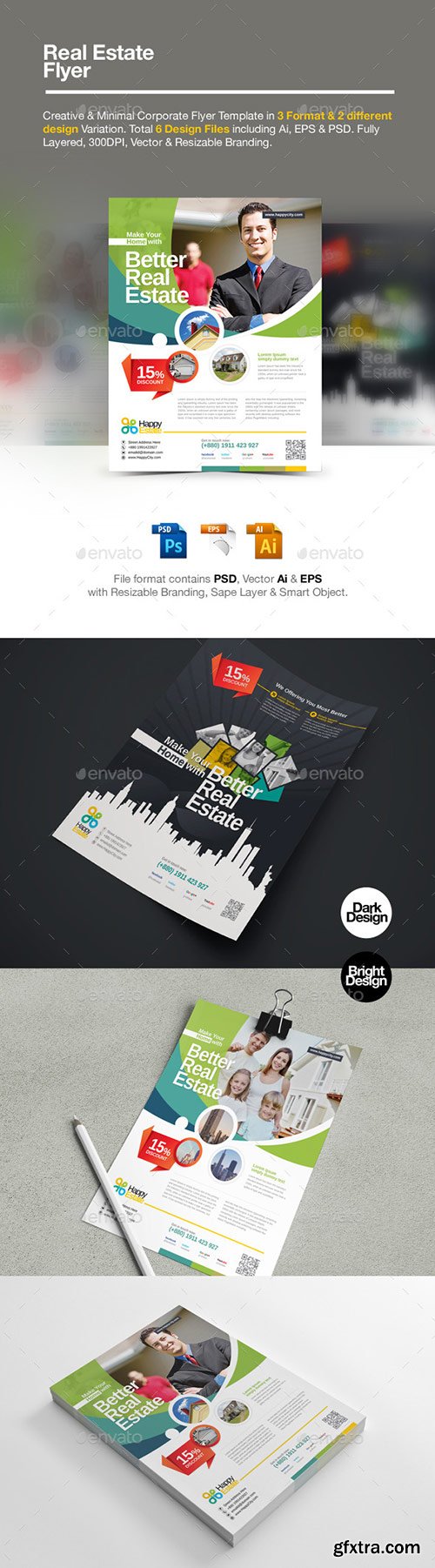 Graphicriver - Real Estate Flyer 12850362