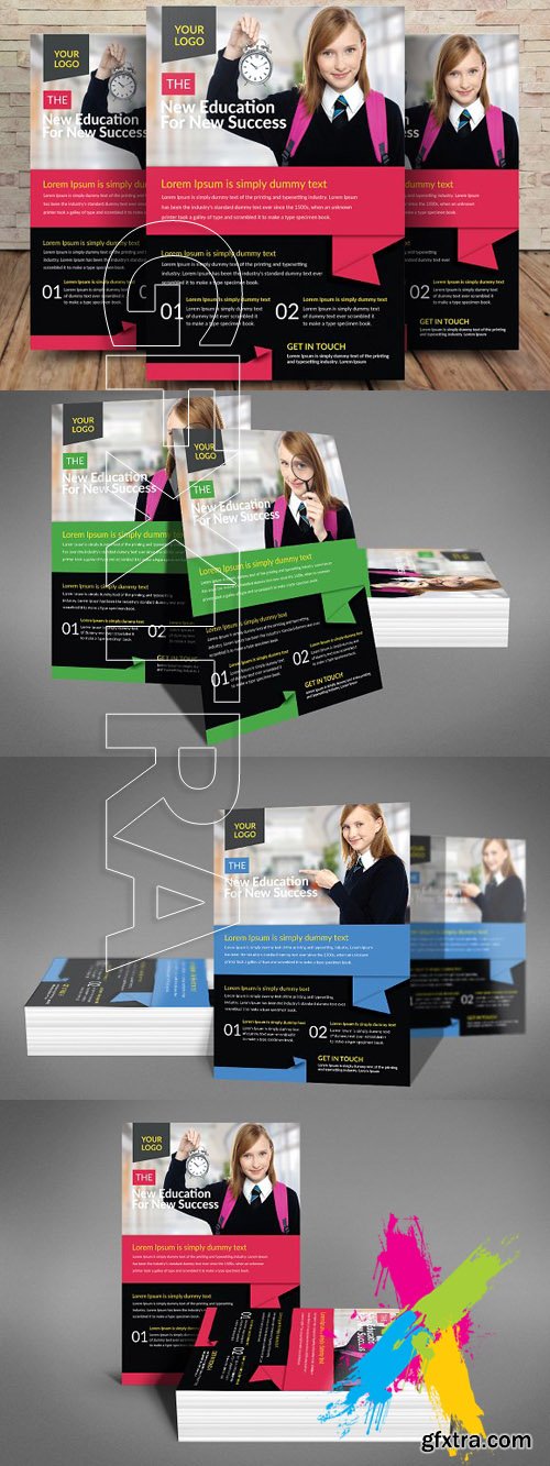 CM - School Education Flyer Template 1543347