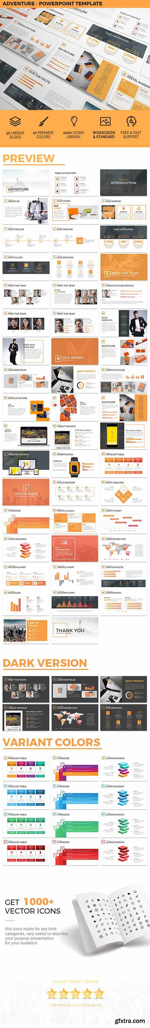 Graphicriver - Adventure - Powerpoint Template Presentation 20036595