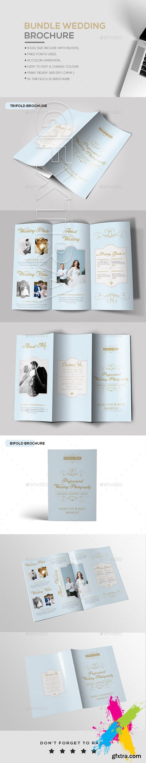 GR - Wedding Brohure template Bundle 19997858