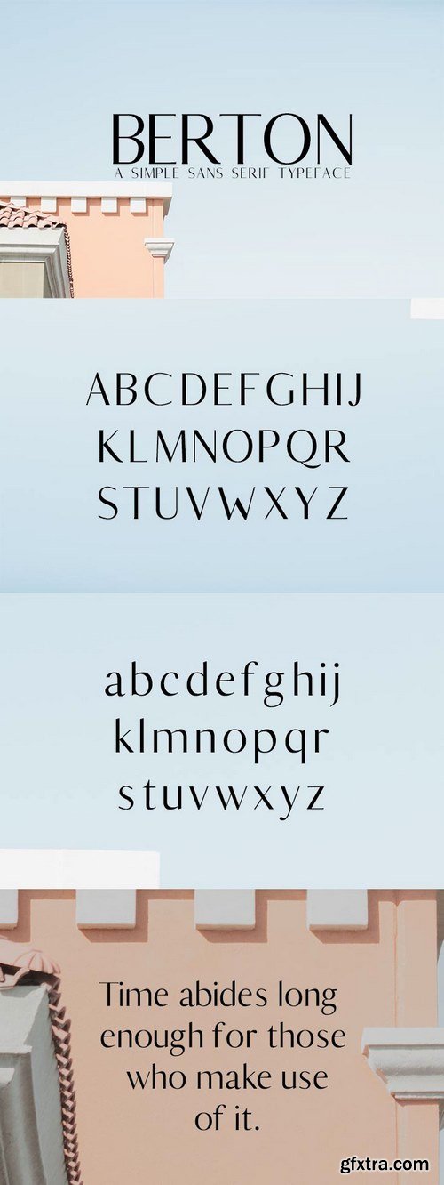 Berton Sans Serif Font