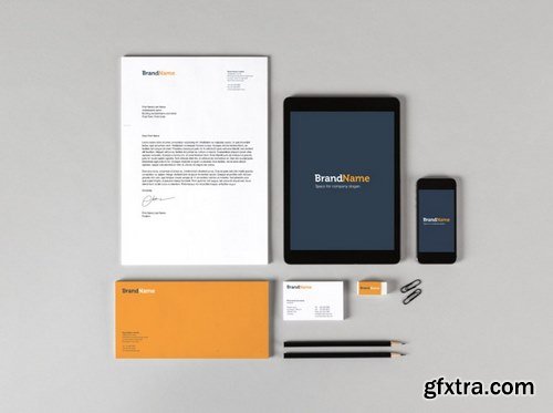 Branding Identity Mockup + Template