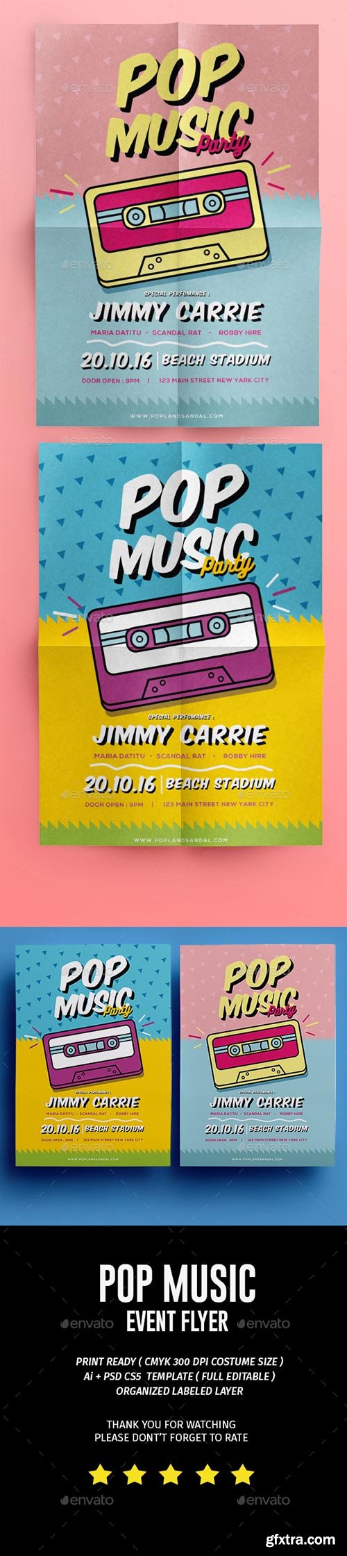 Graphicriver - Pop Music Flyer 17494833