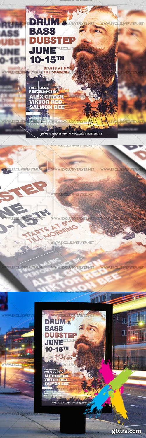 MUSIC EVENT – PREMIUM A5 FLYER TEMPLATE