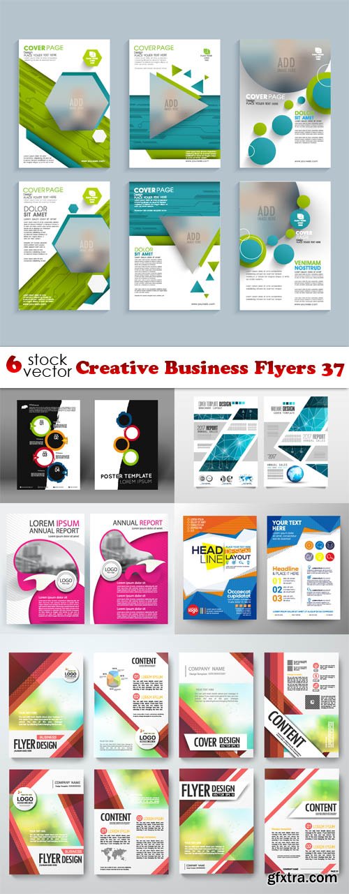 Vectors - Creative Business Flyers 37