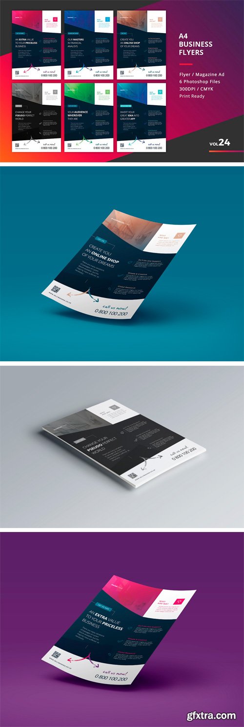 CM 1480199 - Corporate Flyer Templates 6PSD - #24